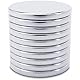 SENSEI® Extra Starke Magnete – 10 Stück (20x2 mm) – Rund & Flach, ca. 4 kg Haftkraft – Große Neodym Magnete für Magnettafel, Pinnwand & Basteln