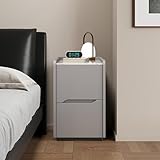 Rangement généreux : malgré sa taille compacte, la table de chevet comprend deux tiroirs spacieux, offrant un grand espace de rangement pour les livres, les tasses et autres objets essentiels. Les tiroirs fonctionnent en douceur pour un accès pratique et une apparence organisée.