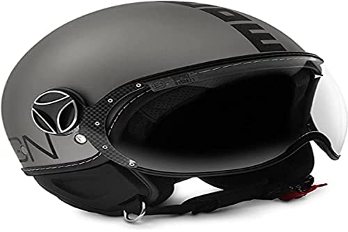 Momo   Casco Evo Titanium Frost/Black, talla L