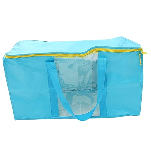 Toyvian 2 Unidades Organizador De Armazenamento Saquinhos De Edredom Com Zíper Bolsas Em Movimento C