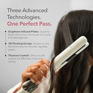 SRILabs StyleQ Flat Iron - Red Light Therapy, Titanium Graphene Plates — photo 4 of 6