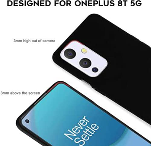 Image of Mobile Back Cover Case for Oneplus 9 | One Plus 9 | 1+9 (Silicone Case|CameraProtection|Black SC1510)