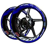 Las pegatinas para llantas de motocicleta se pueden usar para reflejar la luz de noche, lo que aumenta la seguridad al conducir. También se pueden usar para decorar el vehículo y darle un toque de estilo. Estas pegatinas mejoran la seguridad al conducir y la estética del vehículo.