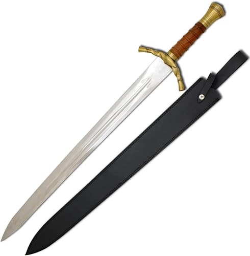 Miniatura 1 de Medieval Warrior Fantasy Swords viene con funda de cuero negro