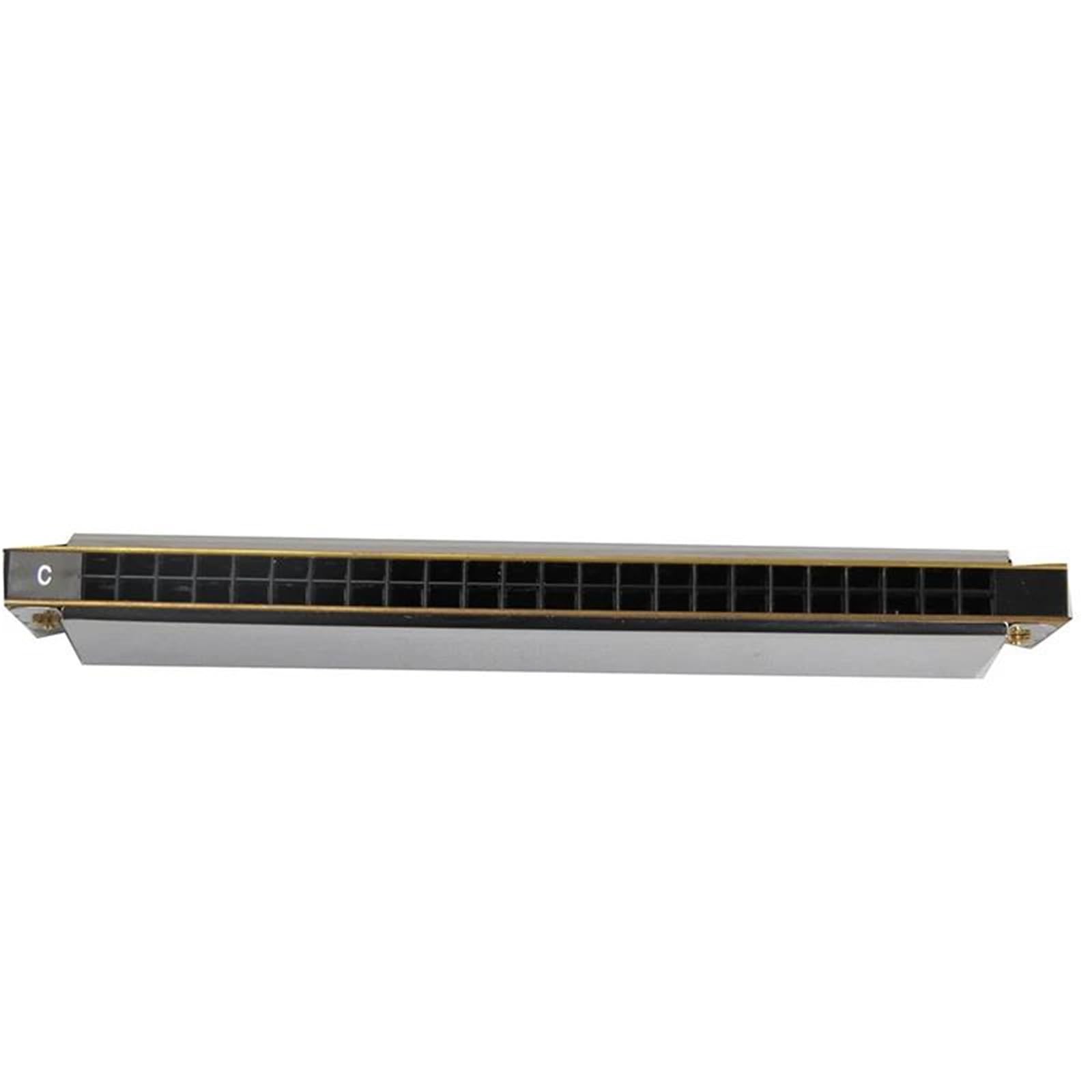 Armonica Armonica A Bocca Professionale A 24 Fori Con Tremolo Armonica A Bocca A 24 Fori Chiave In Do Con Custodia(C)