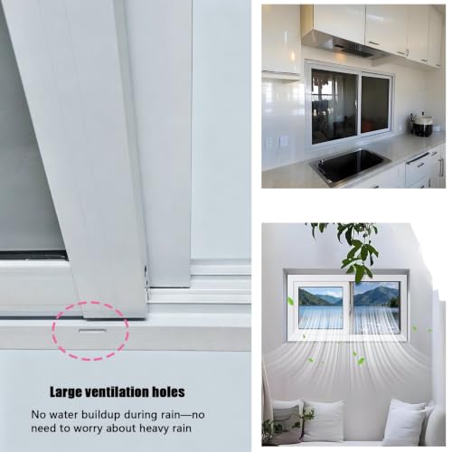 Ventanas correderas extraíbles herméticas que evitan el polvo en casa 3