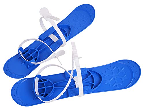 molti KINDERSKI SKI für Kinder mit BINDUNG mit Stöcken 5 Farben 40cm (Blau)