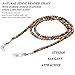 KAI Top Eyeglass Sunglass Fashion Natural Stone Beaded Mask Lanyard Face Mask Holder for Women Men