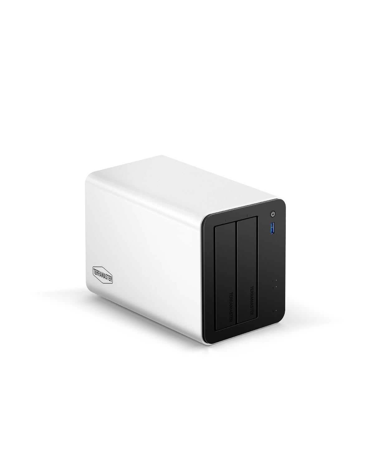 TERRAMASTER F2-425 Plus NAS-Speicher mit 2 Einschüben, Intel N150 Quad-Core CPU, 8 GB DDR5 RAM, 2X 5GbE LAN, 3X M.2 Steckplatz, Netzwerkspeicher für Teamarbeit und Multimedia-Server (ohne Festplatte)