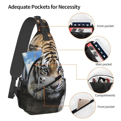 Morrales Cruzados Tiger Lie Para Hombre y Mujer Negro miniatura 4