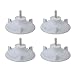 Toilet Chair Safety Replacement Feet, 4pcs Elder Shower Chair Replacement Feet Large Suction Cups Rubber Sliplessbath Chair Replacement Feet