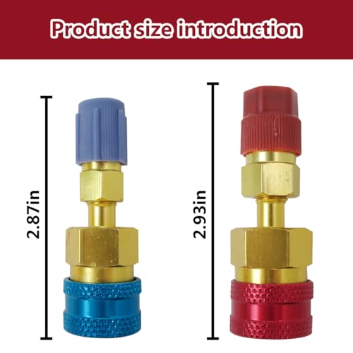 Adaptador R1234YF a R134A para aire acondicionado miniatura 4