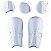 Lljsszr Football Shin Guards, Calf Gear for Adults and Kids, Soccer Training Leg Shin Guards, Absorbent, White