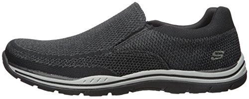 Skechers Mocassim masculino esperado Gomel Slip-On, Preto, 10
