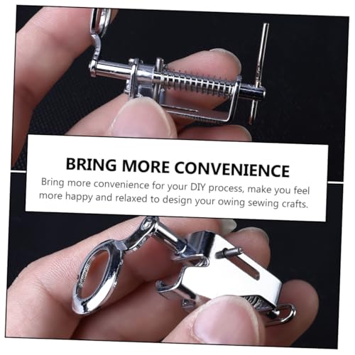 Set de 3 piezas de pies prensatelas metálicos para máquina de coser miniatura 4