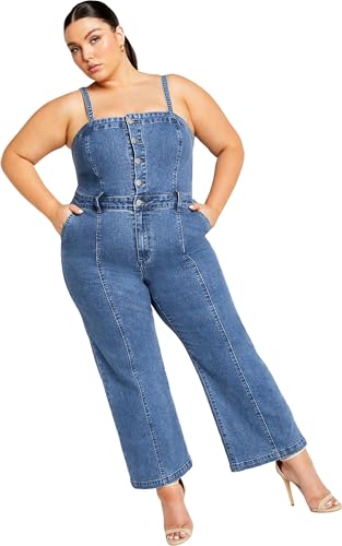 City Chic Women's Plus Size Lili Jumpsuit, 18