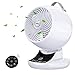 Acekool Cichy wentylator, 20,32 cm, DC silnik 3D, 12 prędkości, turbo wentylator stołowy z trybem ECO, pilot zdalnego sterowania, 12 h, timer, do sypialni, biura