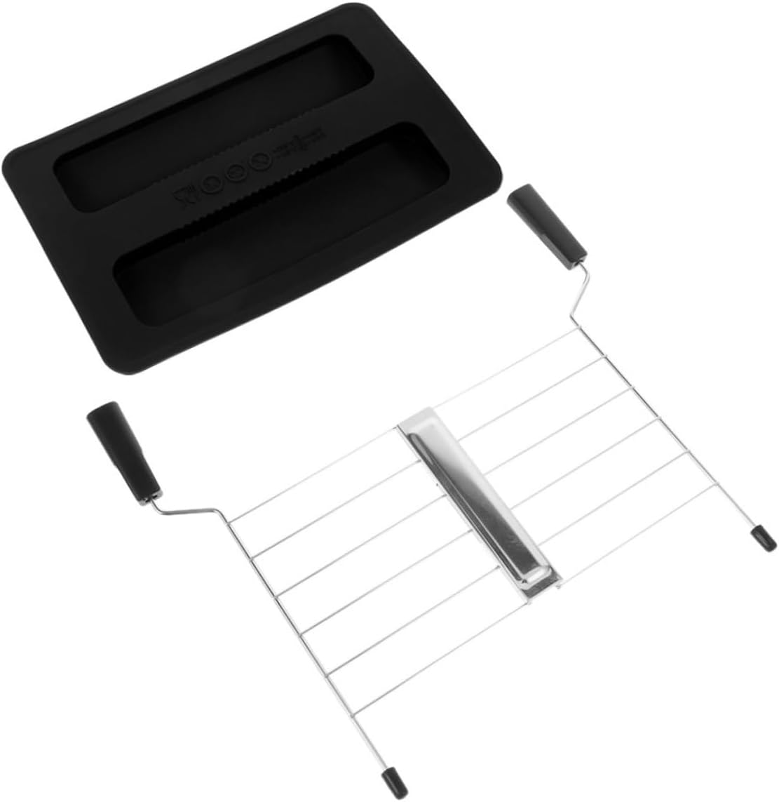 1set Breakfast Machine Cover for Toaster Dust Cover and Sandwich Clip Toast Rack Efficient Protective Kitchen Accessory for Clean Cooking Environment