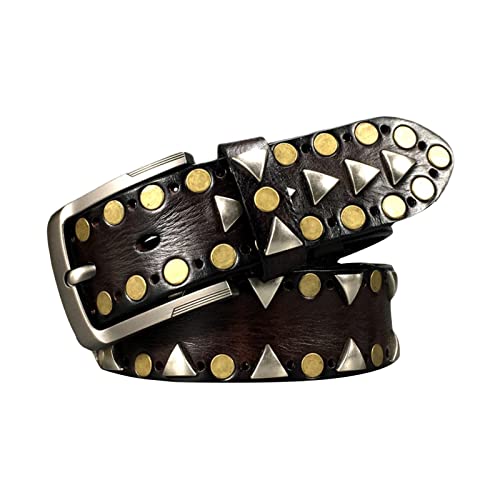 Ceinture punk rock cloutée pour affirmer votre style gothique unisexe