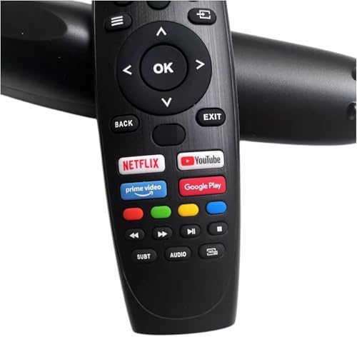 Image of Compatible for Compaq Tv Remote Original Suitable Smart Android FHD UHD Television 32 43 50 55 inches and Make Sure Existing Remote Match Exactly to Replicate and Perform Comfortably.