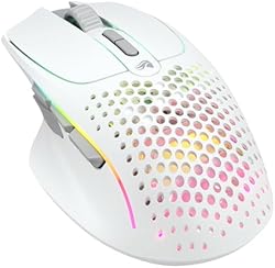 GLORIOUS Model I 2 Wireless - MMO Gaming Mouse (White), 9 Programmable Side Buttons, 16 Configurations with La
