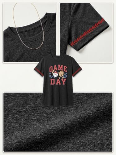 Image of Football Shirts for Women Game Day T Shirts Football Outfits