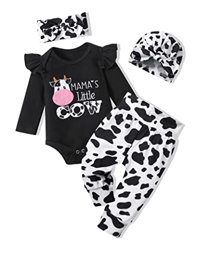 Image of KANGKANG Newborn Baby Girl Clothes Ribbed Ruffle Sleeve Romper + Floral Pants + Headband Cute Infant Baby Girl Outfit 3Pcs