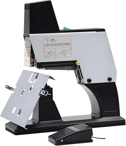 Grapadora automática con pedal para encuadernar fajos gruesos de papel sin esfuerzo