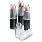 byAlegory Clear Lipstick Caps Compatible With MAC - Replaces Original Cap To See Your Favorite Lipstick Color Easily (24 Caps)
