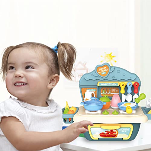 HoneybeeLY Spielküchen-Spielset mit Kochzubehör für Mädchen, Jungen, Kleinkinder – Rollenspiele, so tun, als ob sie EIN… – Bild 3