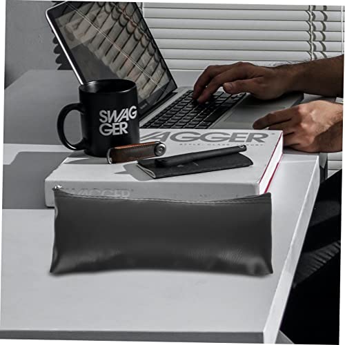 Milisten 4Pcs Microphone Storage Bag Small Carrying Case Microfonos Wireless Mics Pu Microphone Bag Mic Case Leather Microphone Pouch Microphone Holder Pouch Portable Mic Pouch Mic Holder #TOP5