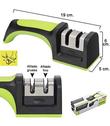 ORYX 5039100 Aiguiseur à Couteaux 2 étapes avec Manche