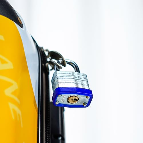 Image of 10 Pack Pad Locks with Same Key, Heavy Duty Keyed Alike Locks | Same Key Convenience, 10 Locks Share Keys, Durable Steel Body for Storage, Gates, Garages and Outdoor Use