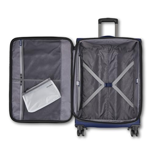 Samsonite Ascella 4 Large Checked Suitcase - Purple Dusk - image 2