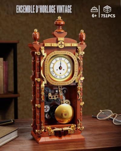 TYCOLE Horloge Murale Vintage Classique Jouet avec véritable Fonction Horloge et Manuelle – Pendule mécanique branchable – décoration Maison Unique et pièce de Collection pour Adultes et Enfants – vue 2