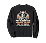 every snack you make funny dog blue merle border collie felpa