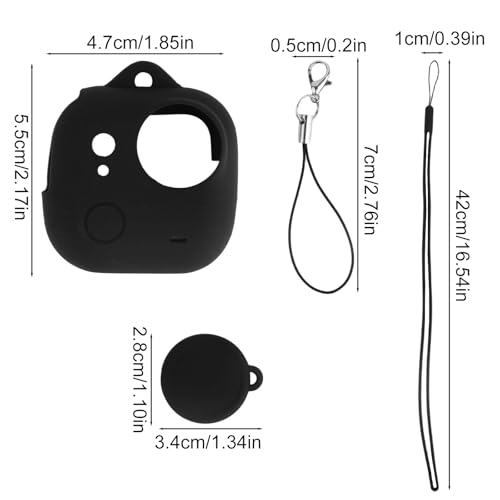 Set protector para cámara de acción, silicona duradera miniatura 2