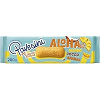 Pavesi Pavesini Aloha, Biscotto Tropicale per Colazione o Merenda, Confezione da 200g
