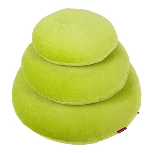 Pillow Perfect Zoe Citrus Sitzkissen (2 Stück) – Getuftete Outdoor-Kissen, 48,3x48,3 Cm, Grün, 100% Polyester