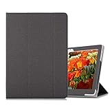 LUQIN Étui de protection à rabat horizontal en cuir PU pour ONDA X20 avec support à trois plis Noir LUQIN Étui de protection à rabat horizontal en cuir PU pour ONDA X20 avec support à trois plis Noir