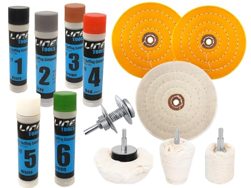 LINE10 6-Inch Metal Buffing Kit for Drill