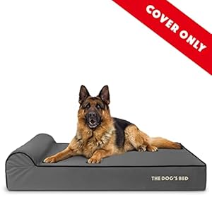 Replacement-Outer-Cover-Cover-ONLY-NO-Bed-for-The-Dogs-Bed-Washable-Oxford-Fabric-Extra-Large-46-x-28-x-6-Grey-Black-Piping - Cucciolini Doodles   Replacement-Outer-Cover-Cover-ONLY-NO-Bed-for-The-Dogs-Bed-Washable-Oxford-Fabric-Extra-Large-46-x-28-x-6-Grey-Black-Piping