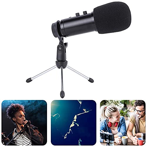 LiebeWH USB Mikrofon, USB Kondensator, Metall Live Mikrofon für Computer, KTV, Live Broadcast Recording Studio – Bild 6
