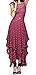 R.Vivimos Women Lace Asymmetrical Long Dresses + Lining 2 Piece Medium RoseRed