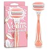 Gillette Venus Skin Comfort Spa Aparelho de Depilação Recarregável com Barras Umectantes e Óleos Botânicos, 1 Ud