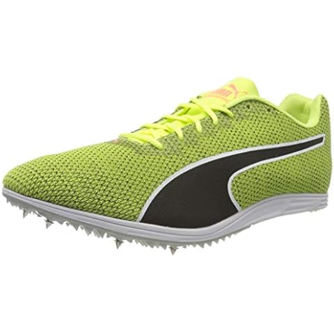 PUMA Herren Evospeed Distance 8 Leichtathletikschuhe, Fizzy Yellow Black, 42 EU Cover
