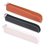 trousse pochette cuir Utilisation polyvalente – Convient pour ranger des fournitures d’écriture, de petits objets du quotidien ou des accessoires de voyage dans différentes situations.