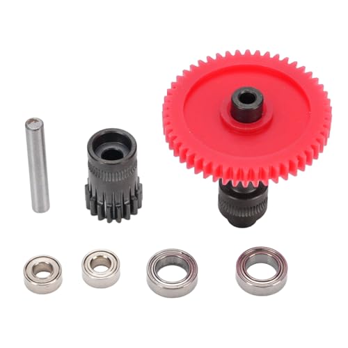 3D Printer Double Gears Direct Drive Hardened Steel Extruder Gear Kit with DLC Nano Coated Shaft