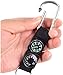 aiqiua 3 in 1 Black Compass Thermometer Hanger Key Ring Matching Camping Climbing Hiking Mini Carabiner Key Chain Multi-Tool，Provide Accurate Direction Assistance, Easy to Carry