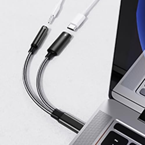 Adaptateur USB C double femelle charge et écoute simultanée sans perte